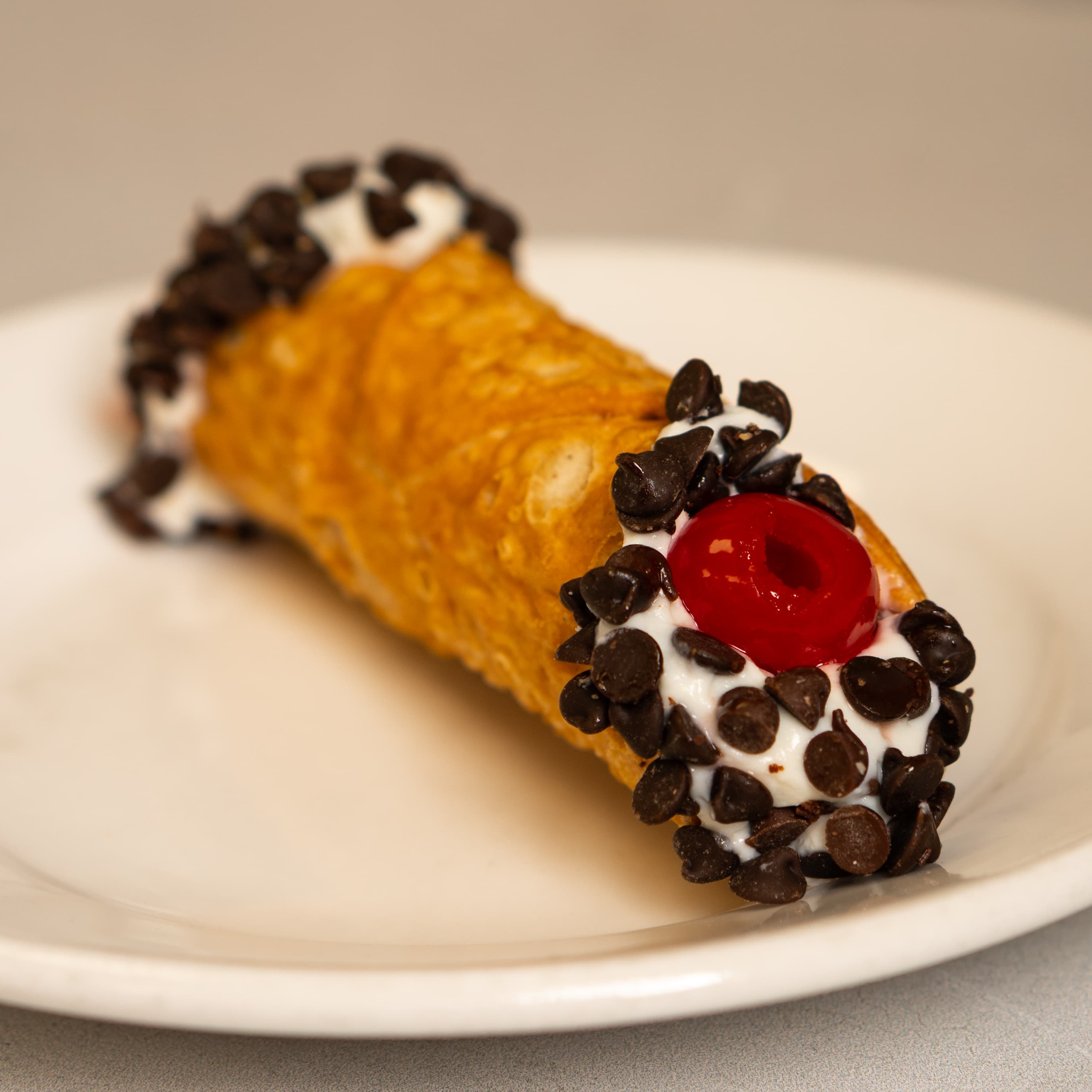 Chocolate dessert with ice cream